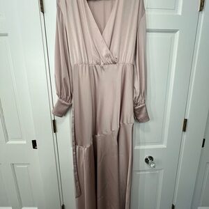 Eloquii dusty rose Elegant Women's dress